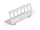 Delock Keystone Metall Halterung 6 Port Für Hutschiene