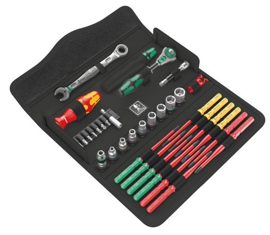 Wera Kraftform Kompakt W Imperial Juego De Herramientas Negro, Incluye Trinquete Rápido Zyklop Con Cabezal Giratorio, 1/4" 5135871001