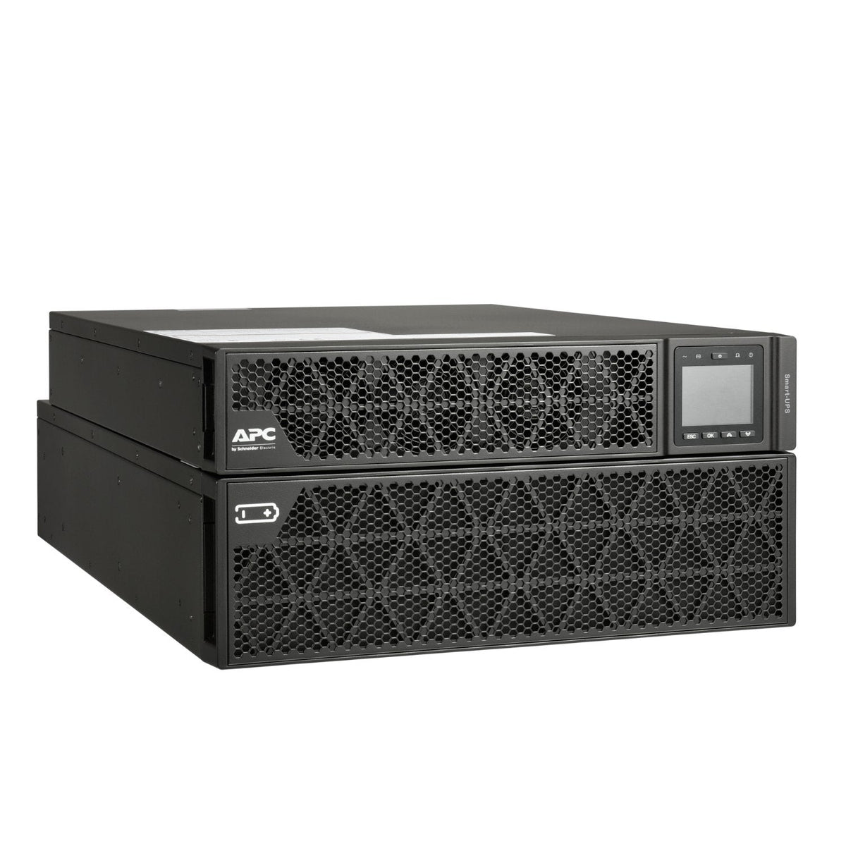 Apc Smart-Ups On-Line-G 8kva 8kw Tower 230v 2x Iec C13+1x Iec C19+Hard Wire 3-Wire H+N+E Outlets Network Card Wo Rail Kit