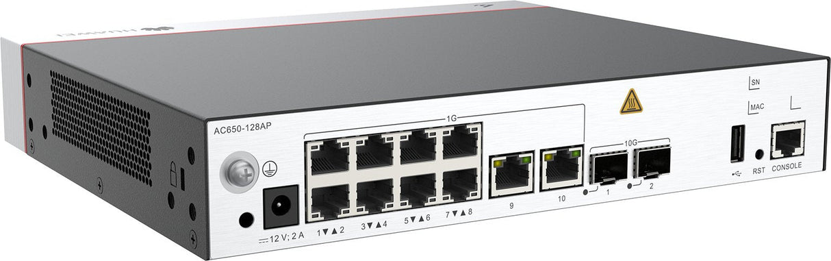 Ac650-128ap Mainframe (10*Ge Ports, 2*10ge Sfp+ Ports, With The Ac/Dc Adapter)