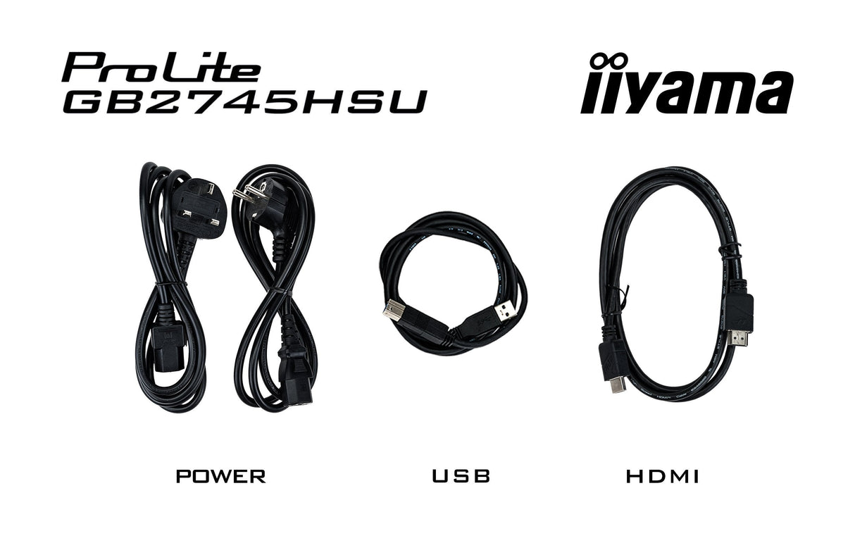Monitor  Iiyama  27" Gb2745hsu-B2 16:9 Hdmi+Dp+2xusb Ips