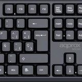 EAN 8435099535263 - Approx APPMX245 teclado Ratón incluido Universal USB QWERTY Español Negro imagen 5