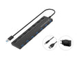 EAN 4015867235348 - Conceptronic HUBBIES19BP hub de interfaz USB 3.2 Gen 1 (3.1 Gen 1) Type-A 5000 Mbit/s Negro imagen 1