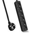 EAN 4005938628070 - Helos 262807 base múltiple 3 m 6 salidas AC Interior Negro imagen 1