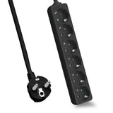 EAN 4005938628063 - Helos 262806 base múltiple 3 m 6 salidas AC Interior Negro imagen 1