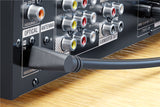 Cable  1 M Toslink M A Toslink M Ø 4 Mm Con Un Conector En Codo En 90º Y Giratorio, Bolsa De Colgar