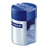 Sacapuntas Manual Azul, Plata  Redondo Doble Staedtler