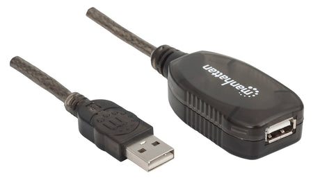EAN 0766623150958 - Manhattan 150958 cable USB USB 2.0 20 m USB A Negro imagen 2