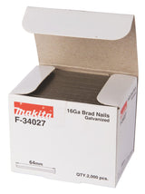 EAN 0088381294584 - Makita F-34027 clavo 2000 pieza(s) imagen 2