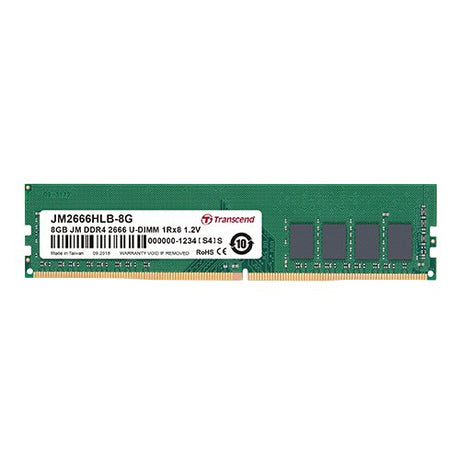 EAN 0760557842705 - Transcend JetRam JM2666HLB-8G módulo de memoria 8 GB 1 x 8 GB DDR4 288-pin DIMM imagen 1