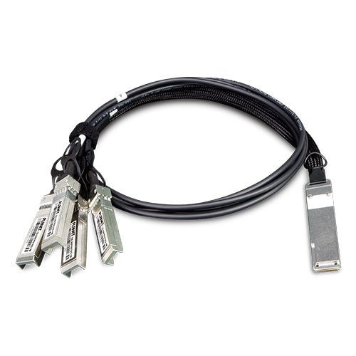 Planet Cb-Qsfp4x10g-1m Cable De Fibra Optica Qsfp+ 4x Sfp+ Negro