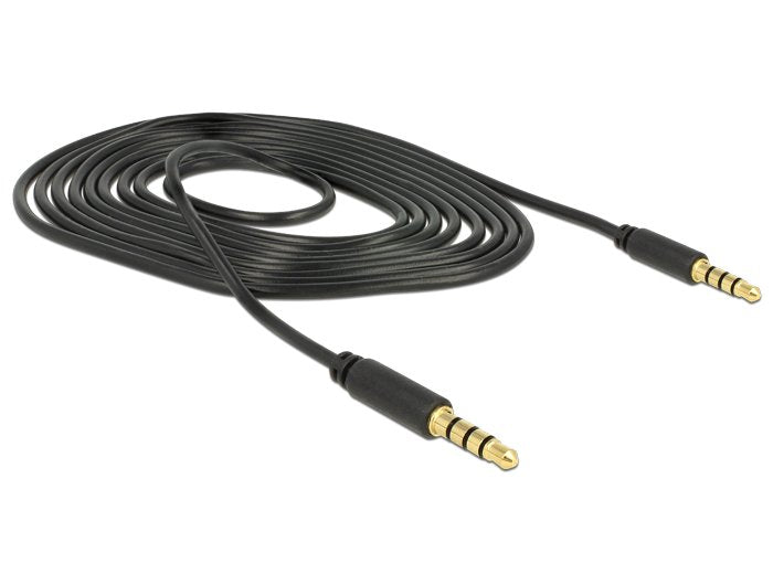 Delock Cable Stereo Jack 3.5 Mm 4 Pin 2m