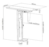 EAN 4015867222188 - Equip 650892 soporte de CPU Soporte para instalación de CPU bajo mesa Negro imagen 7