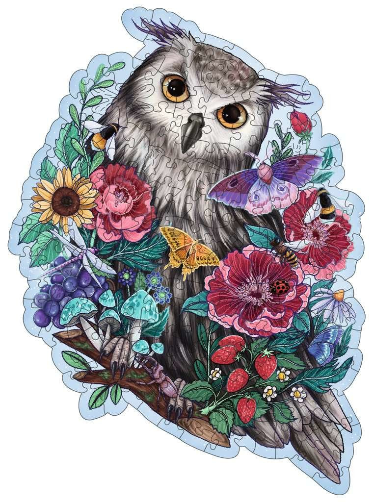 Puzzle De Madera Ravensburger Búho Misterioso (150 Piezas) 17511