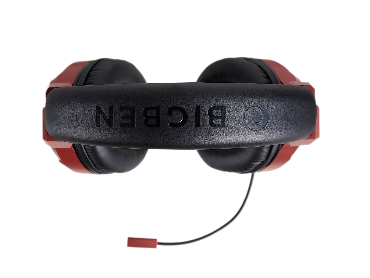 Auriculares  Nacon Ps4ofheadsetv3red Bigben Con Micrófono Rojo