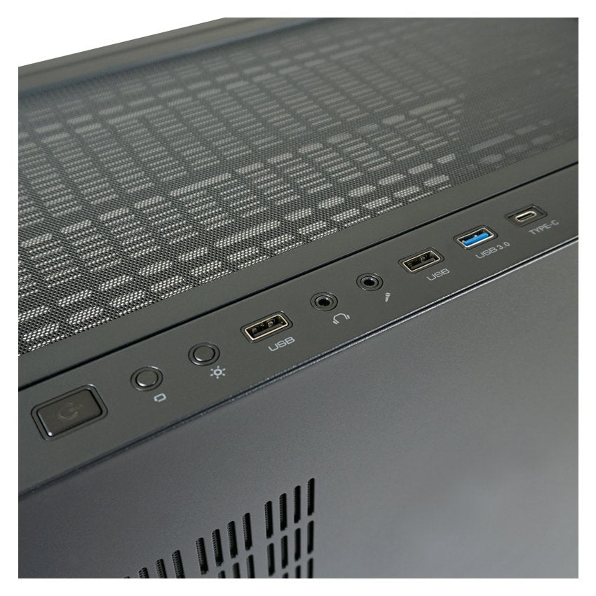 Caja Pc Lc-Power Midi Gaming 808b-On Skylla_x  +. 4 Ventilador