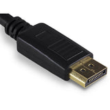 Cable Trendnet Displayport 1.2 1.8m 2 Unidades M/M