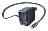 Enercore Cj11 Fast Charger With Retractable Cable 3c 67w Eu Cosmic Black
