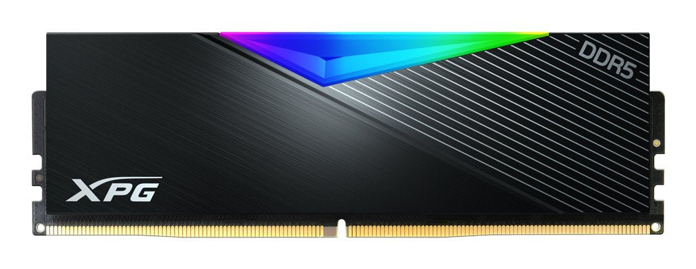 Memoria  Adata Dimm 16 Gb Ddr5-6000 (1x 16 Gb), Ram Negro, Ax5u6000c3016g-Clarbk, Lancer Rgb, Intel Xmp