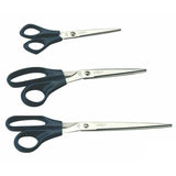 Faibo Tijeras Oficina 21cm Asimétricas Mango De Plástico Verde Oscuro