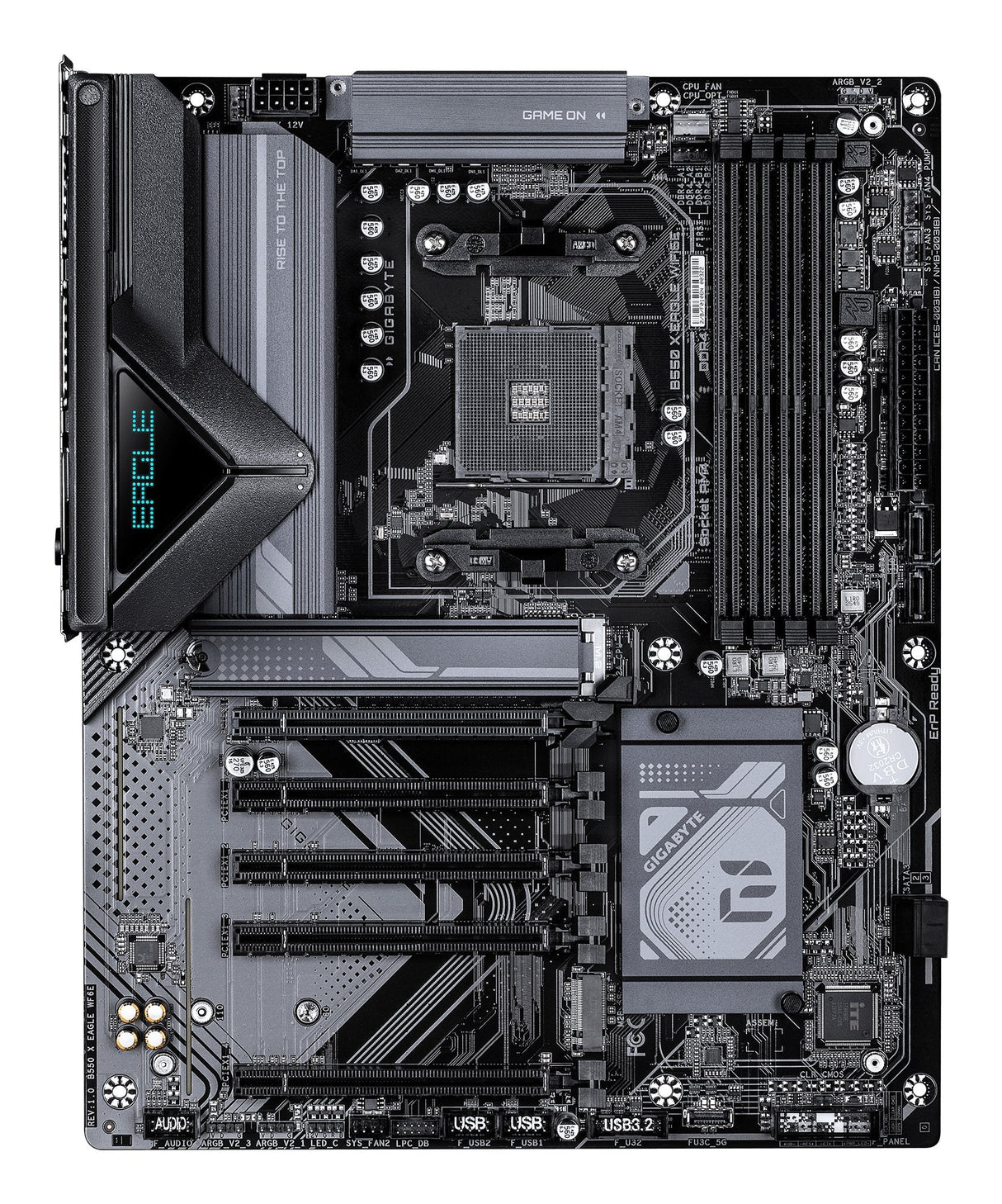 Gigabyte B550 X Eagle Wifi6e Mainboard, Amd, Zócalo Am4, Amd Ryzen 5000 Series, Amd Ryzen 3000 Series, Amd Ryzen 4000 Series, Zócalo Am4, Ddr4-Sdram, 128 Gb