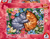Schmidt Spiele Sleeping Velvet Paws, Rompecabezas De 1000 Piezas 58875