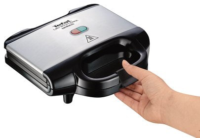 EAN 3045386375943 - Tefal SM1572 sandwichera 700 W Negro, Acero inoxidable imagen 3