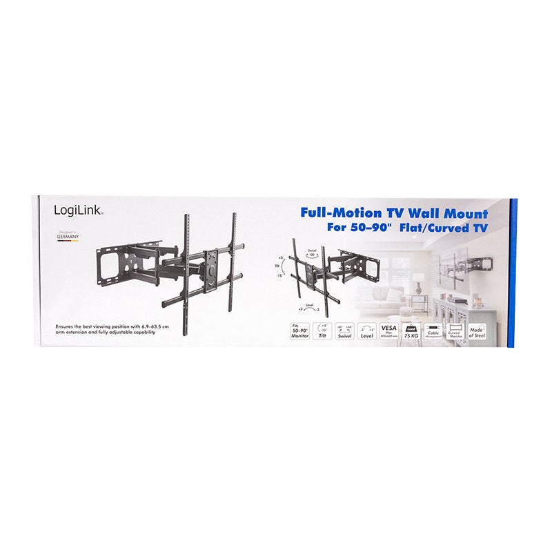 EAN 4052792064186 - LogiLink BP0151 soporte para TV 2,29 m (90") Negro imagen 9