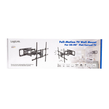EAN 4052792064186 - LogiLink BP0151 soporte para TV 2,29 m (90") Negro imagen 9