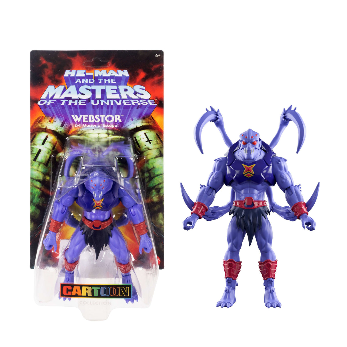 Figura Webstor Cartoon Collection Master Of The Universe Origins 14cm