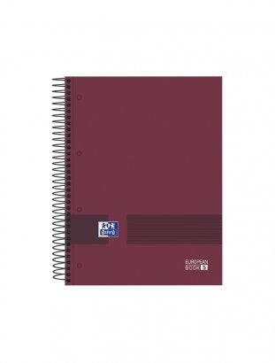 Pack De 5 Unidades Oxford & You Cuaderno Europeanbook 5 Multiasignatura A4+ 120h 5x5 T/Extraduras C/Surtidos Neutros
