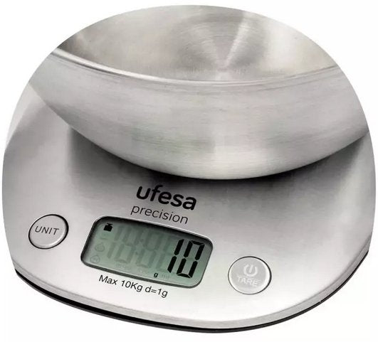 Ufesa Bc1700 Báscula De Cocina Acero Inoxidable Encimera Báscula Electrónica De Cocina