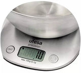 Ufesa Bc1700 Báscula De Cocina Acero Inoxidable Encimera Báscula Electrónica De Cocina