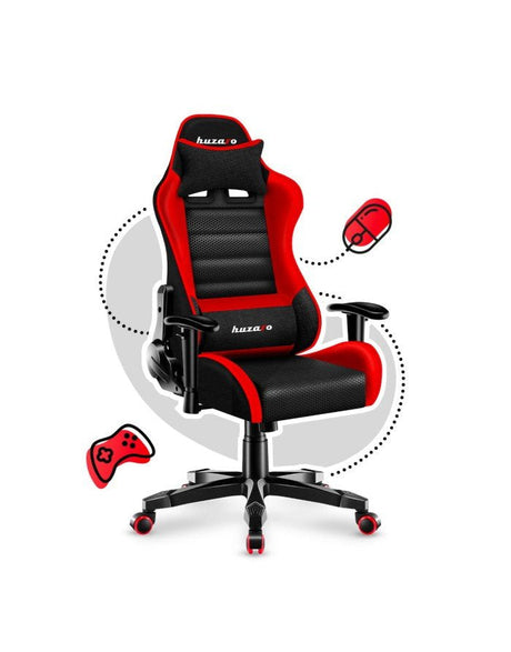 EAN 5903796010558 - Huzaro Ranger 6.0 Silla para videojuegos universal Asiento (de seguridad) de butaca Negro, Rojo imagen 2