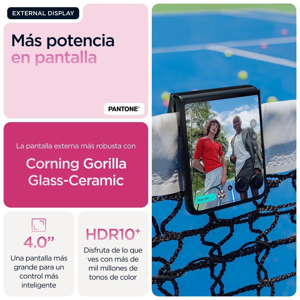 EAN 840023294754 - Motorola razr 60 ultra 17,7 cm (6.96") SIM doble Android 15 5G USB Tipo C 16 GB 512 GB 4700 mAh Rosa imagen 31
