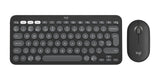 Logitech Pebble 2 Combo Juego De Teclado Y Ratón Inalámbrico Bluetooth Le Qwerty Reino Unido Grafito