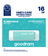 EAN 5908267961438 - Goodram USB 3.0 UME3 CARE unidad flash USB 16 GB USB tipo A 3.2 Gen 1 (3.1 Gen 1) Turquesa imagen 7
