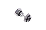 Alphacool 17360 Accesorio O Pieza De Sistema De Refrigeración Para Ordenador Racor, Válvula Cromado, Racor, Latón, Plata, 1/4", 1,7 Cm, Líquido