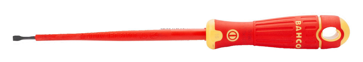 Destornillador Bahcofit Punta Plana Aislado Vde 0,8 X 4 X 100mm