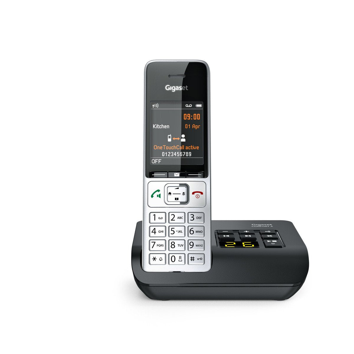 Gigaset Comfort 500a Plata Negro