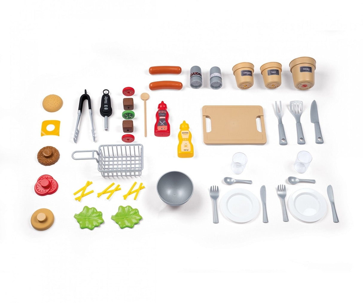 Smoby Garden Kitchen, Juega A La Cocina Gris/Marrón 7600312004