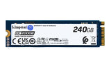 Disco Ssd Kingston Dc2000b 240 Gb, Pcie 4.0 X4, Nvme, M.2 2280, Sin Disipador Sedc2000bym8/240g