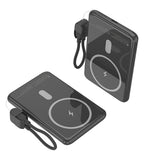 Powerbank 5000mah Leotec Lepoww20w5k 20w Wireless Negra Incluye Cable Usb Tipo-C