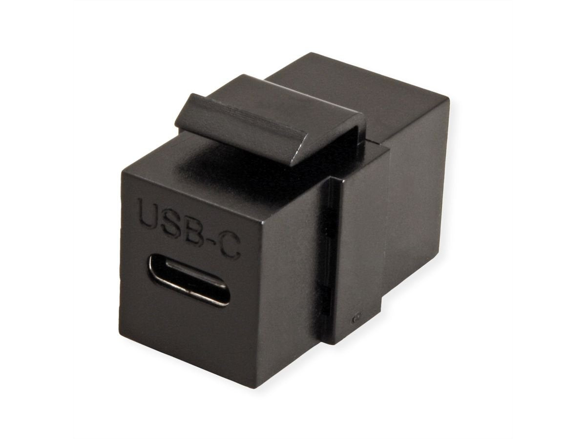 Usb Tipo C Keystone Módulo Negro
