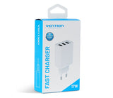 EAN 6922794761582 - Vention FEAW0-EU cargador de dispositivo móvil Smartphone Blanco Corriente alterna Interior imagen 2