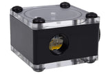 Alphacool Indicador De Flujo Eisflügel G1/4 Cuadrado - Acetal Negro