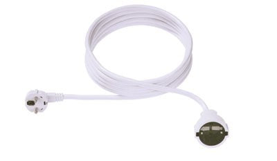 Cable De Extensión Bachmann, 3 Pines, Blanco, 10 M