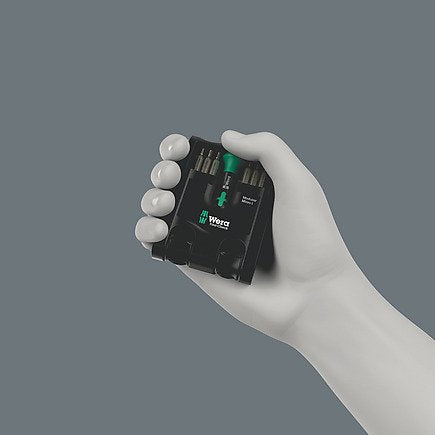 Wera Tool-Check Modular Set Imperial 1, Con 3 Módulos De Herramienta, Conjunto De Bits Negro/Verde, 50 Partes, Personalizado, Incl. Ratchet De Bits De 1/4 ", Tecla De Ángulo 05049025001