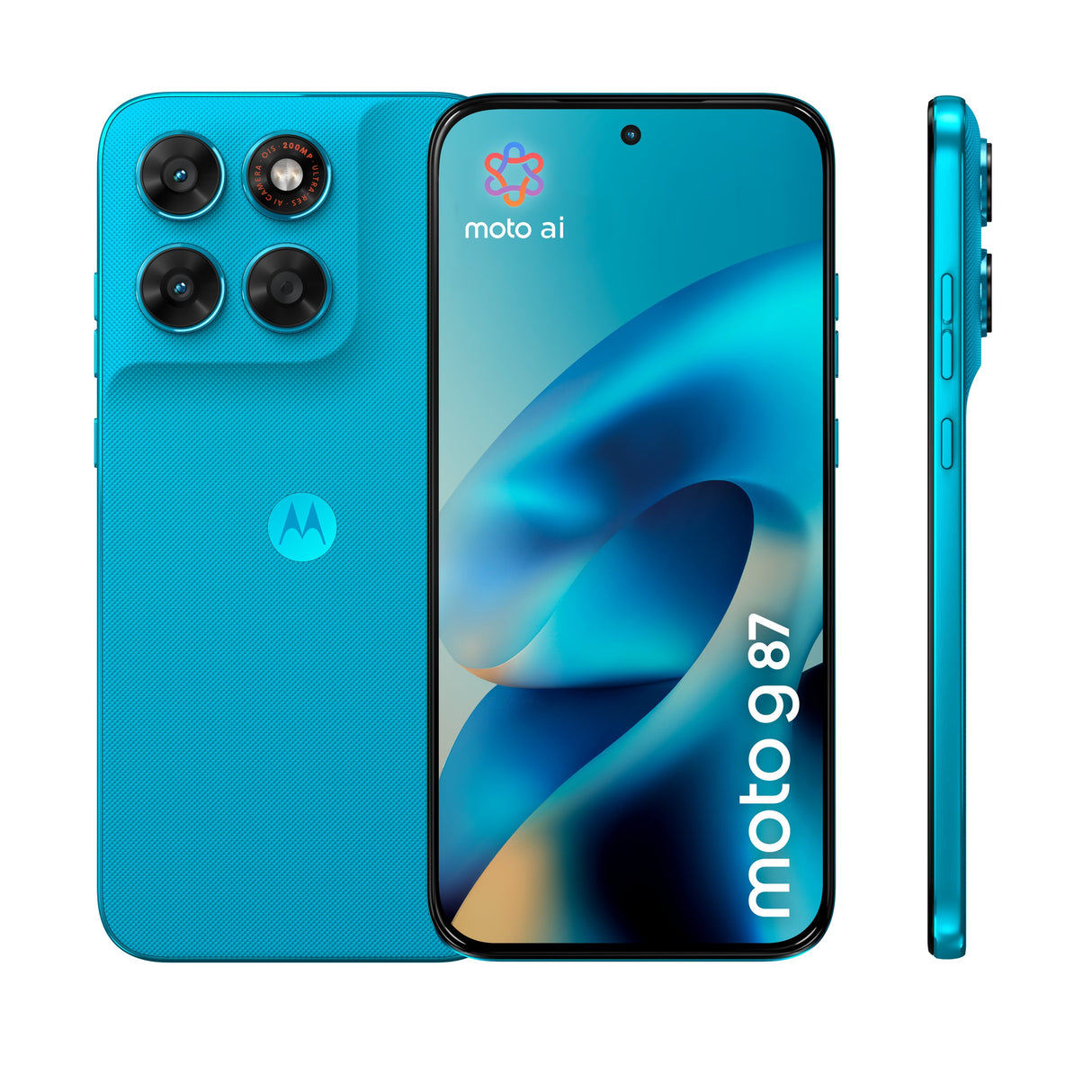 Motorola Moto G87 5g Smartphone Sim Doble Ram 12 Gb / Memoria Interna 256 Gb Microsd Slot Pantalla Oled 6.78" 2772 X 1272 Píxeles (120 Hz) 3 X Cámaras Traseras 200 Mp 8 Mp Front Camera 32 Mp Pantone Blue Atoll