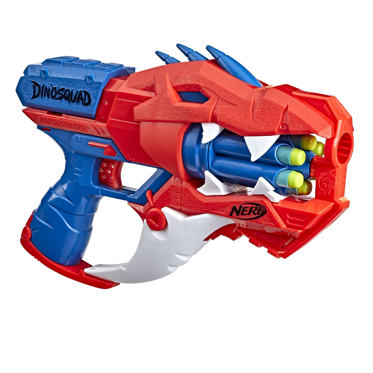 Nerf Dinosquad Raptor Slash Blaster 6 Dardos